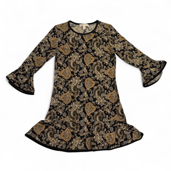 Michael Kors Dresses & Skirts - Boho Print Bell Sleeve Flare Dress
